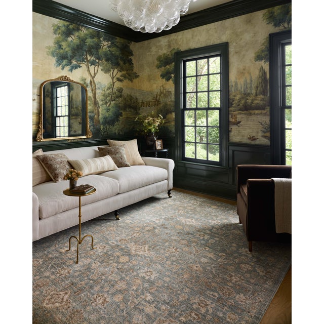 The Palma Collection by Chris Loves Julia x Loloi has timeless vintage beauty, an area rug with traditional motifs in...
