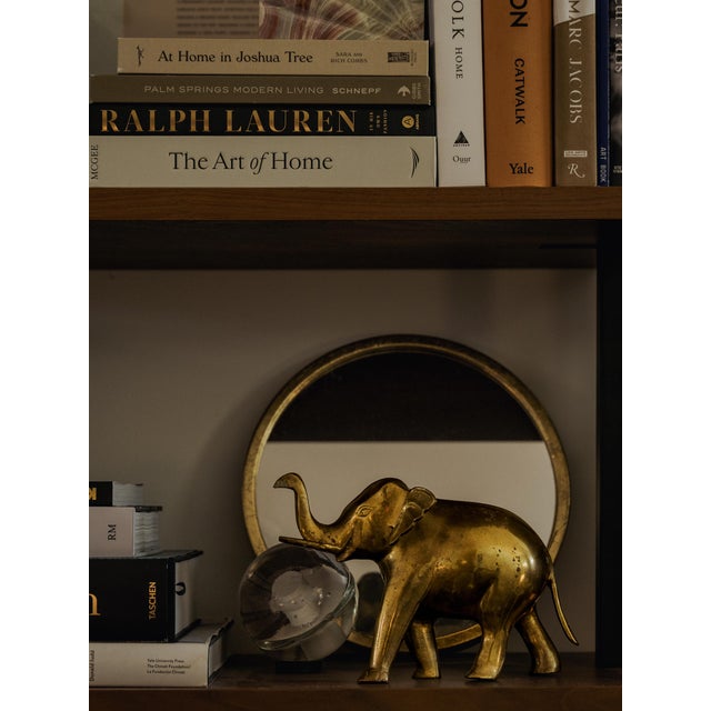 Vintage Mid-Century Modern Solid Brass Elephant Figurine For Sale - Image 10 of 10