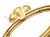 Late 20th Century Elizabeth Locke Mother of Pearl & Cultured Pearl Hammered Yellow Gold Brooch Pin For Sale In Philadelphia - Image 6 of 6