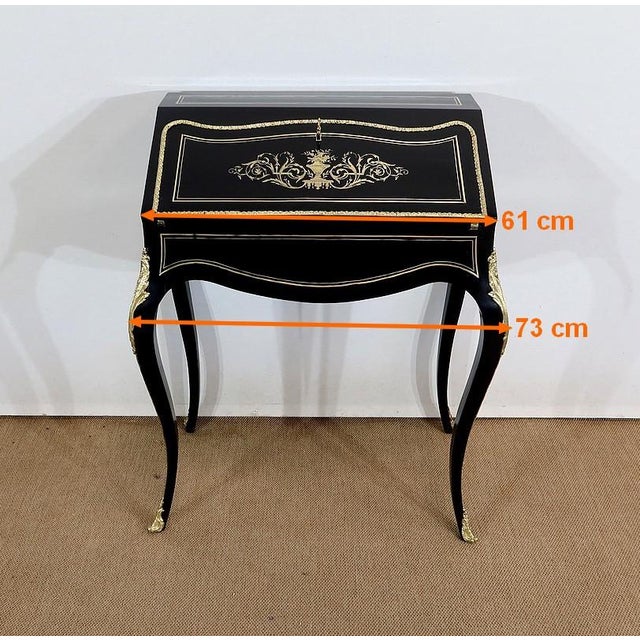 Small Napolean III Desk in Louis XV Style For Sale - Image 17 of 18