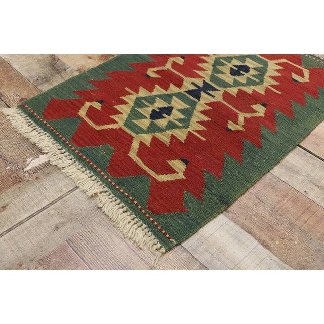 Vintage Persian Shiraz Kilim Rug - 02'00 X 02'09 For Sale In Dallas - Image 6 of 9