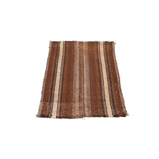 Handwoven Vintage decorative mini wool kilim rug. Approximatelly 45-55 years old. In very good condition. Rare find,...