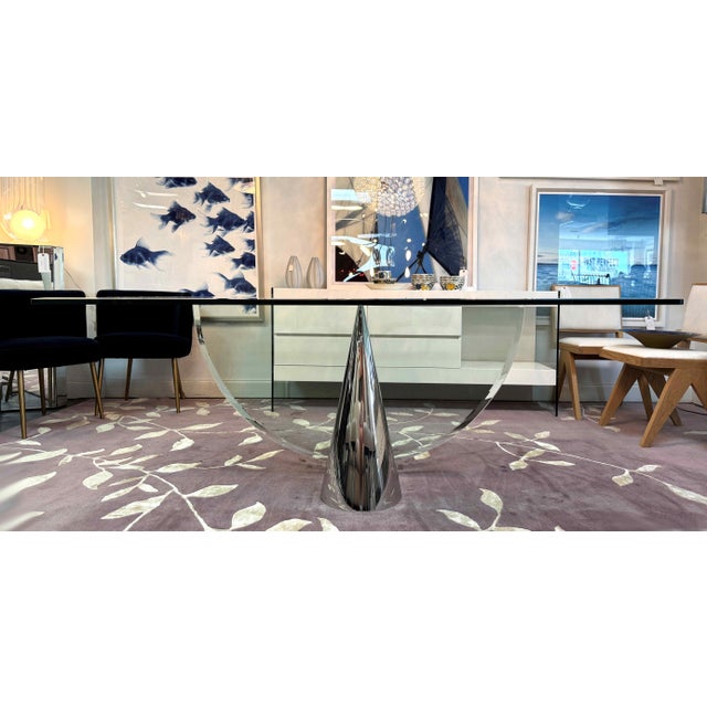 Late 20th Century Brueton J. Wade Beam Pinnacle Dining Table For Sale - Image 5 of 9