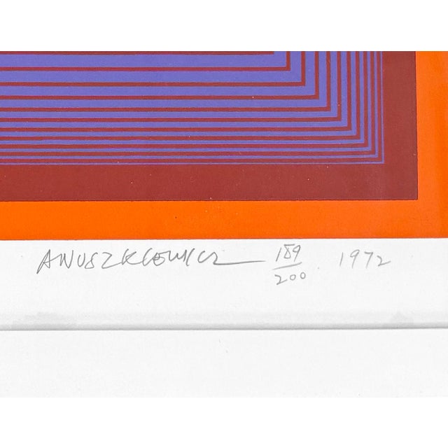 Screen print in colors on paper. From the Sequential portfolio. Hand signed and dated lower right margin by Richard...