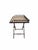 Vintage English Campaign-Style Folding Tray Table With Spindle Gallery For Sale In Chicago - Image 6 of 9