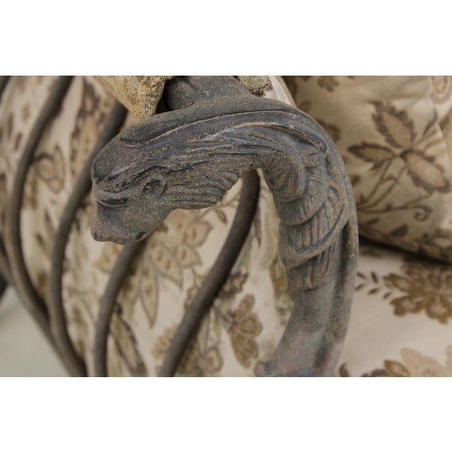 Woodward Outdoor Cast Aluminum Sofa & Chair For Sale - Image 4 of 18