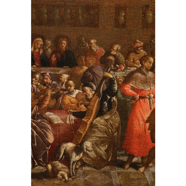 Paolo Caliari, Detto Il Veronese, Seguace, the Wedding at Cana Veronese, 1690, Oil on Canvas For Sale - Image 6 of 15