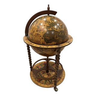 1980s Globe Drinks Bar For Sale
