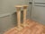 Vintage Classical Columns in Distressed Crackle Finish, 1960, Set of 2 For Sale - Image 3 of 7