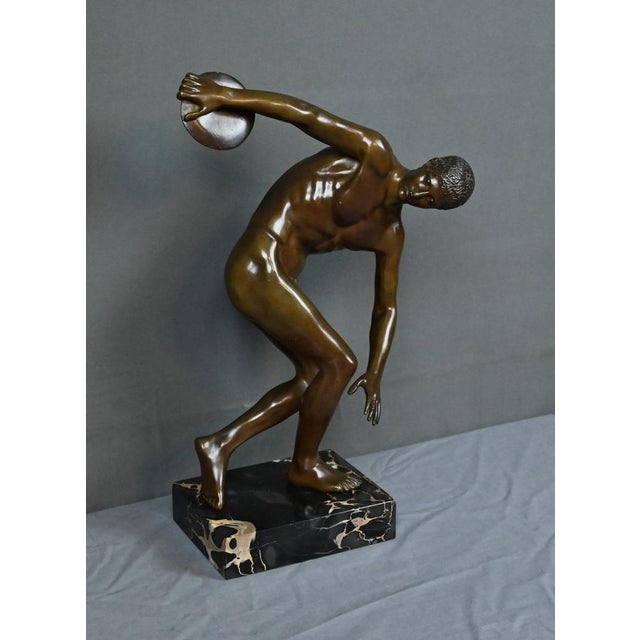 After Myron, The Discus Thrower, Early 20th Century, Bronze For Sale - Image 11 of 18