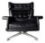 Large Leather Armchair attributed to Sergio and Giorgio Saporiti for Saporiti Italia, 1950s For Sale