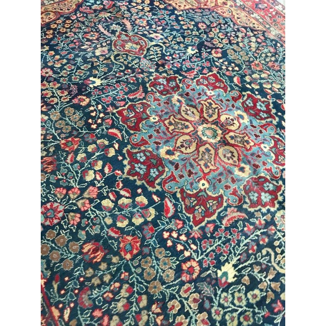 Large Vintage Tabriz Rug, 1890s For Sale - Image 5 of 15