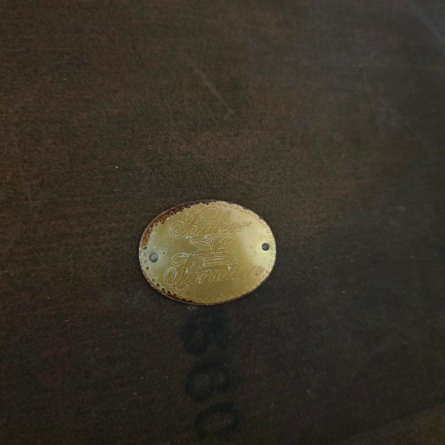 Vintage Baker Furniture Oval Dining Table For Sale In Washington DC - Image 6 of 6