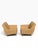 1960s Pair of Danish Modern Lounge Chairs | Sculptural Flared Arms in Woven Tweed | Tapered Wood Legs | C. 1960s For Sale - Image 5 of 16