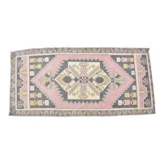 Mid 20th Century Mini Anatolian Wool Rug For Sale