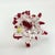 Mid 20th Century Murano Italian Art Glass Christmas Tree Sculpture 8" (Red Drip Tips, Original Foil Label, Vintage Mid-Century) For Sale - Image 11 of 15