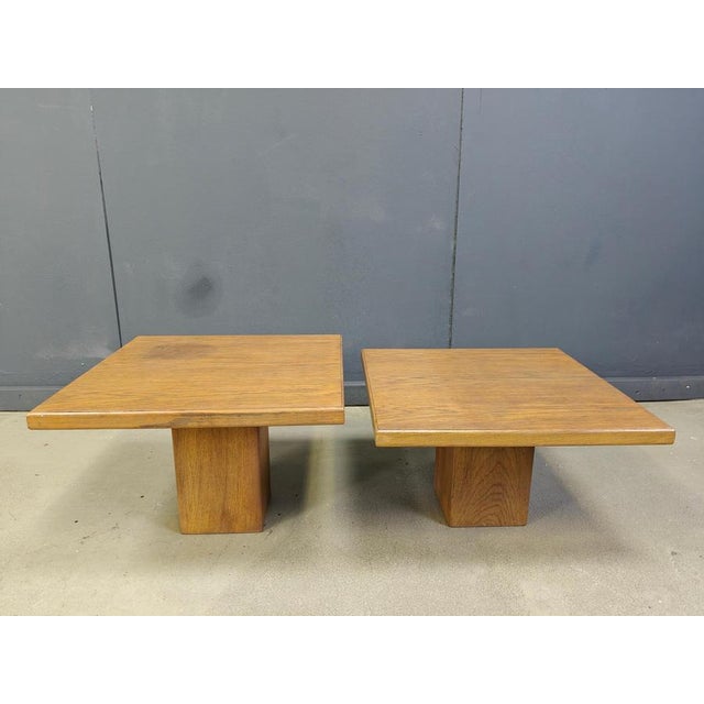 Vintage Wooden Coffee or Side Tables, 1960s, Set of 2 For Sale - Image 12 of 14