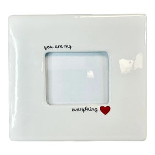 1990s Vintage Contemporary ‘You Are My Everything’ Valentine Picture Frame For Sale