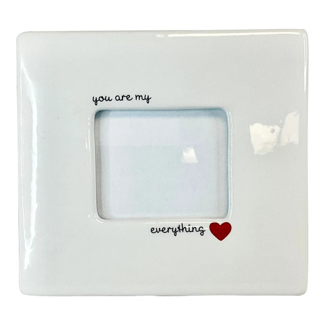 1990s Vintage Contemporary ‘You Are My Everything’ Valentine Picture Frame. For Sale