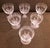 French Crystal Glass Wine Glasses from Baccarat, 1970s, Set of 6 For Sale - Image 3 of 9