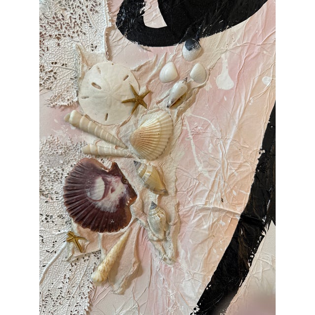 Peter Keil Unique Abstract Sea Shell Lady Canvas For Sale In Atlanta - Image 6 of 9