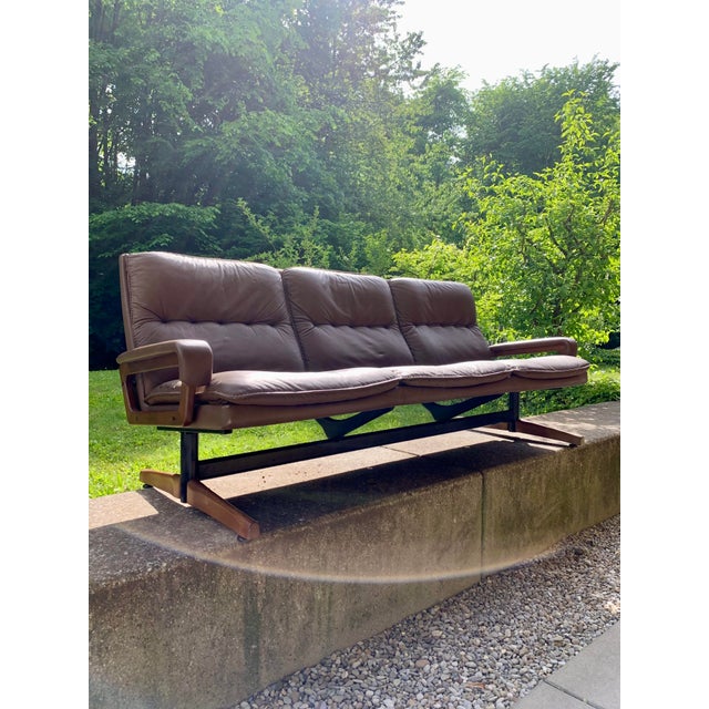 Brutalist Sofa by André Vanden Beuck for Strässle, 1970s For Sale - Image 7 of 18