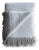 Cream Belgian Linen and Wool Throw For Sale