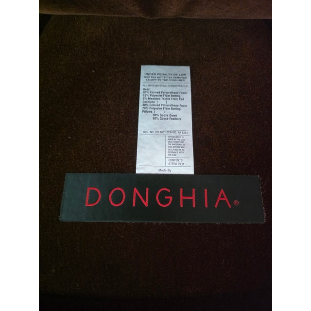 Wood Donghia Panama Fauteuil Chairs (2) For Sale - Image 7 of 13