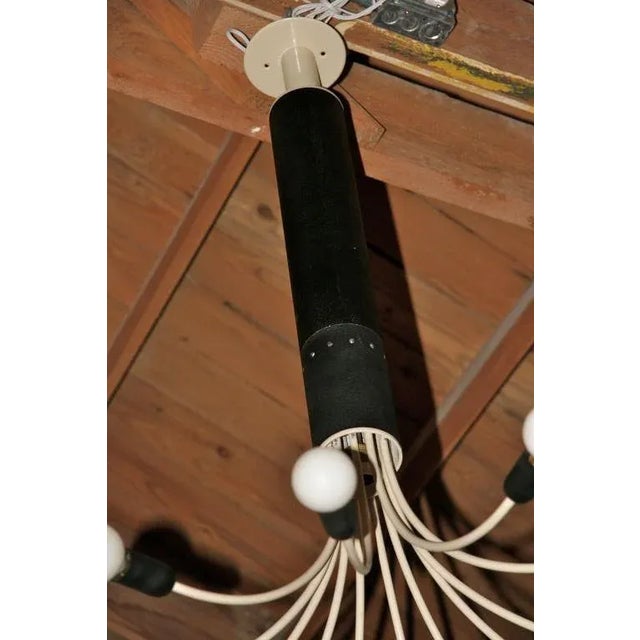 Esperia 1970s Esperia Chandelier 12 Light For Sale - Image 4 of 7