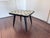 Vintage Modernist wood and Ceramic mosaic Side Table, 1950s Table is in very good condition