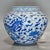 Mid 20th Century Blue and White Porcelain Dragon Jar, Chinese Scrollwork Dragon Decorative Pot For Sale - Image 4 of 10