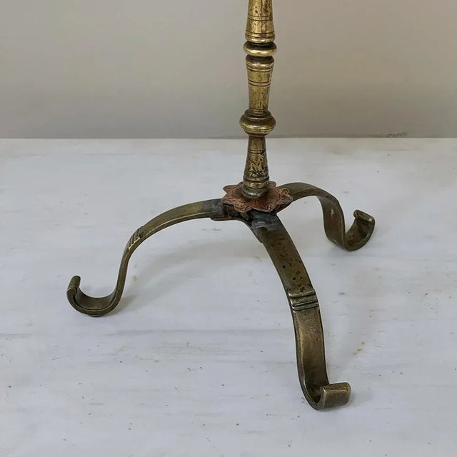 18th Century Dutch Bronze & Copper Tea Kettle Warmer For Sale - Image 10 of 13