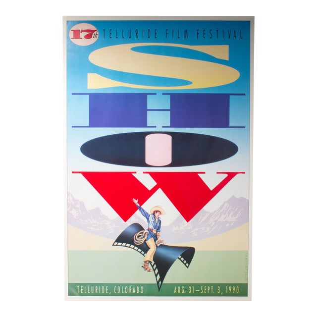 1990 Telluride Film Festival Poster For Sale