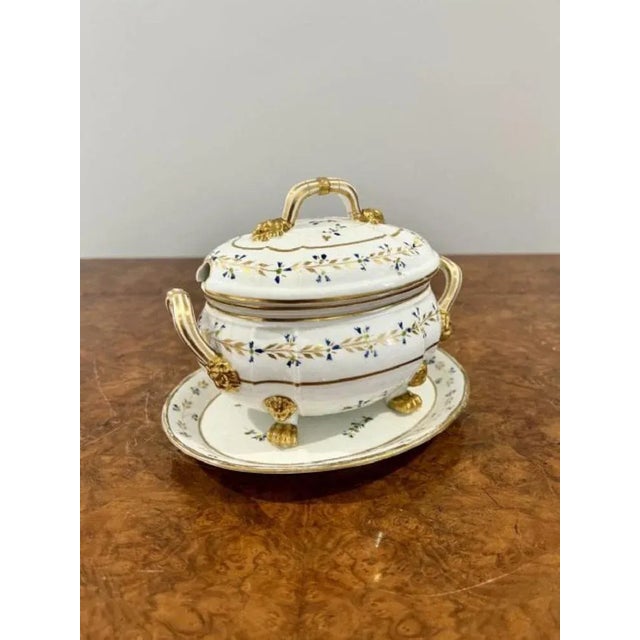 Early 19th Century Crown Derby Tureen and Cover, 1825, Set of 2 For Sale - Image 4 of 7