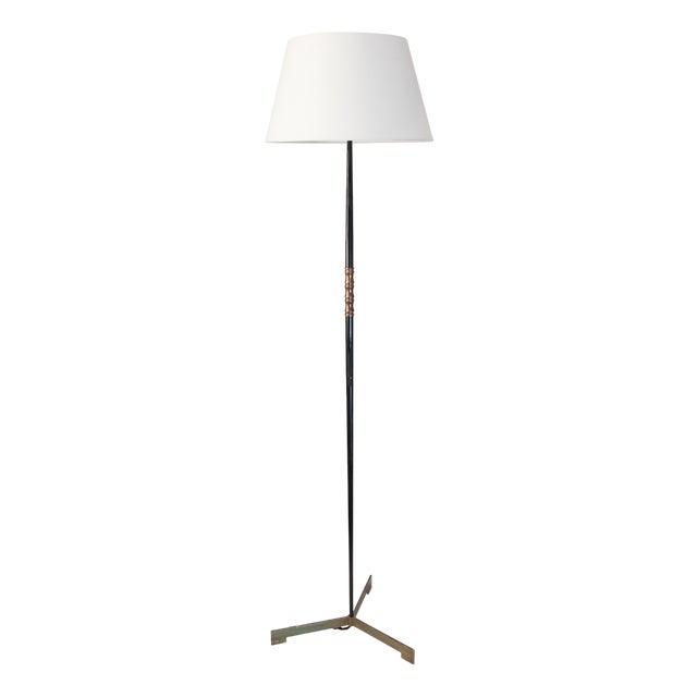 Floor Lamp with Tripod Base, 1950s For Sale