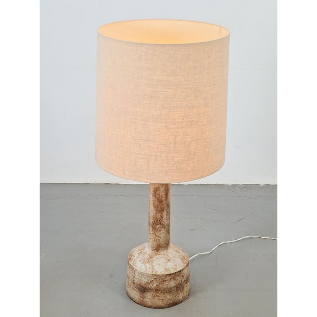 1960s Large Mid-Century Modern Ceramic Floor Lamp from Mobach, 1960s For Sale - Image 5 of 8