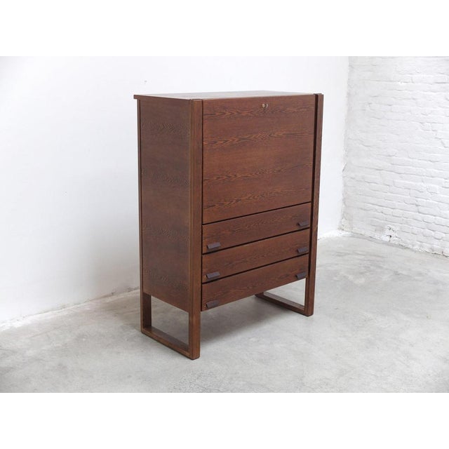 Rare bar cabinet produced by N-Line in Belgium around 1966. Very high quality manufacturing and finished in a decorative...