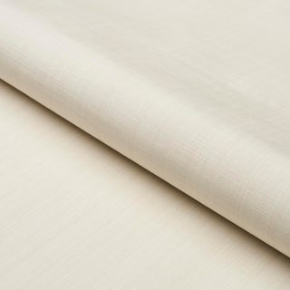 SAMPLE - Schumacher X Mark D. Sikes Gracie Solid Strie Fabric In Cream For Sale