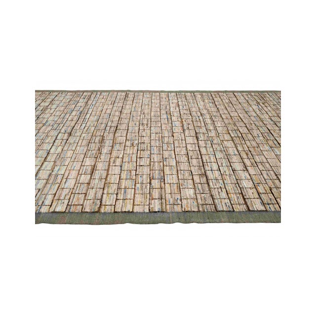 1960s Modern Hand Knotted Wool Rug For Sale - Image 5 of 7