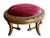 Traditional Antique Regency Style Faux Bamboo Petite Footstool For Sale - Image 3 of 3