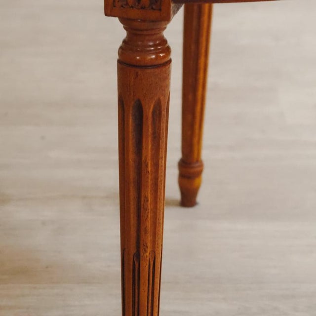 Louis XVI Chairs in Cherry Wood with Cane Webbing and Balloon Backrests, Set of 4 For Sale - Image 12 of 15