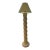 1980s Spiral Plaster Floor Lamp in the Style of Michael Taylor For Sale