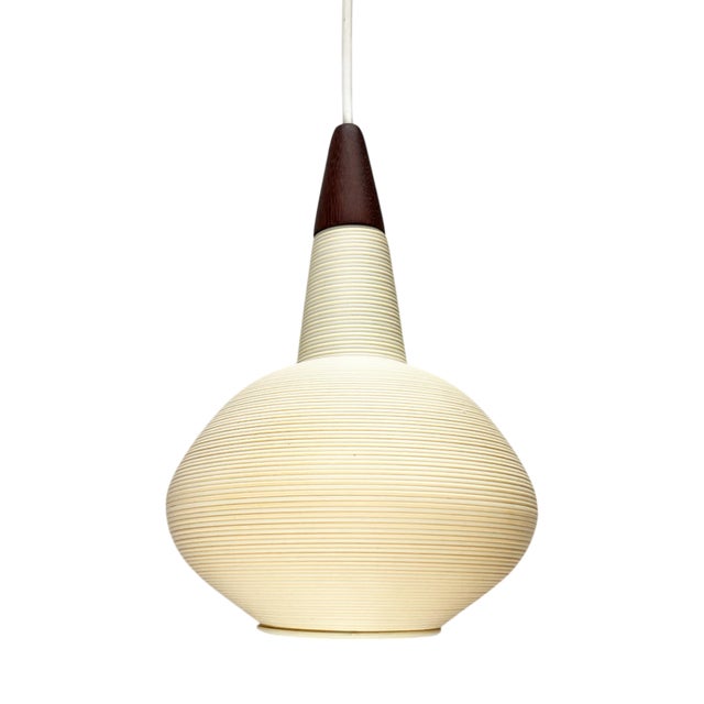 Mid-Century Modern Pendant Lamp by Yasha Heifetz for Rotaflex Heifetz, 1960s For Sale