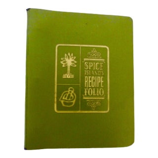 1960s Vintage Spice Islands Recipe Folio Book For Sale