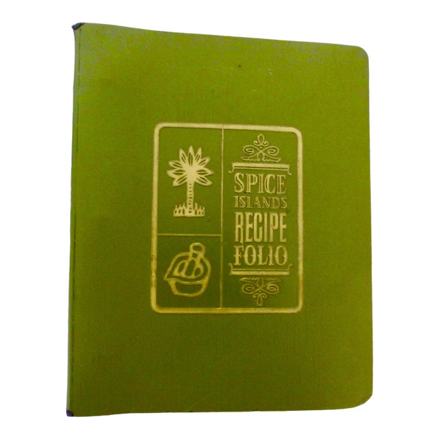 1960s Vintage Spice Islands Recipe Folio Book For Sale