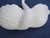 1980s Vintage Fitz & Floyd Blanc De Chine Swan Wall Pocket For Sale - Image 5 of 9