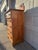 Victorian Antique Victorian Eastlake Oak Highboy Dresser With Knapp Joints and Carved Sunburst Crest For Sale - Image 3 of 12
