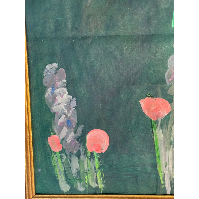 Original Abstract Painting by Elia in Antique Frame For Sale - Image 4 of 5