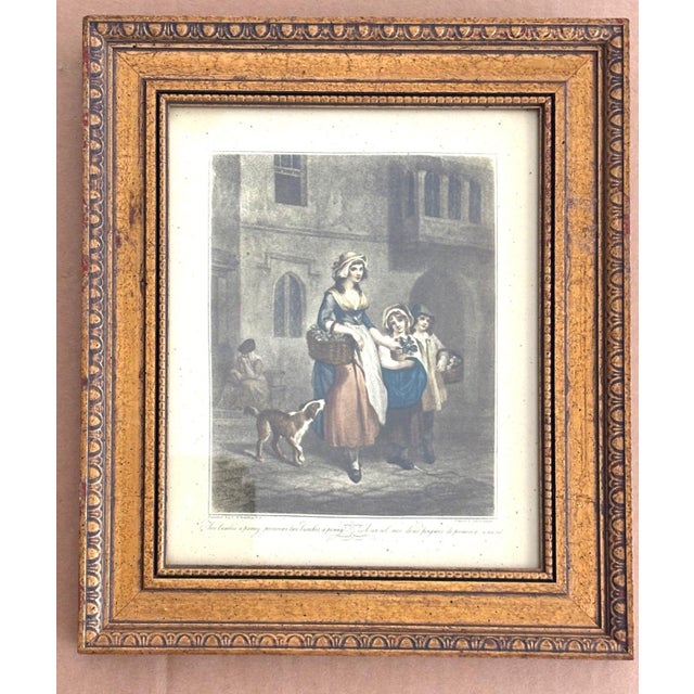 Early 20th Century Vintage Print from Wheatley Cries of London: "Two Bunches a Penny...Primroses" For Sale - Image 5 of 5