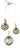 Vintage Glass Pendant Light from Doria Leuchten, 1970s For Sale